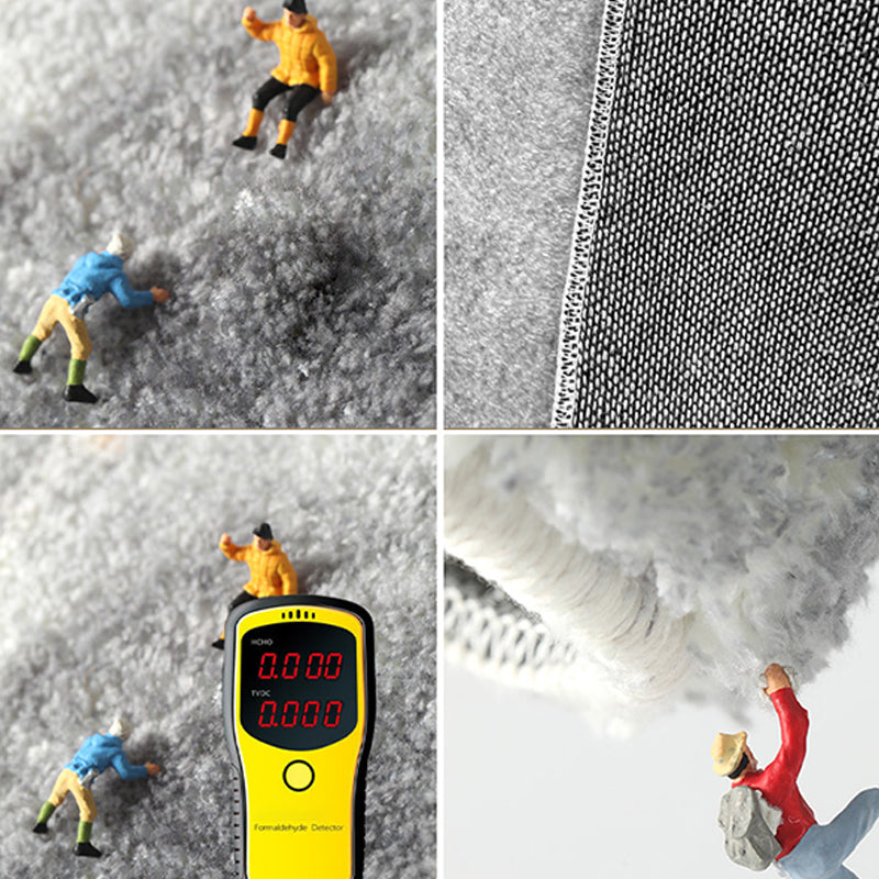 Moderne woonkamer Tapijtkleurige kleurblok Polyester Area Tapijt Non-slip achtergrondgebied Tapijtdap