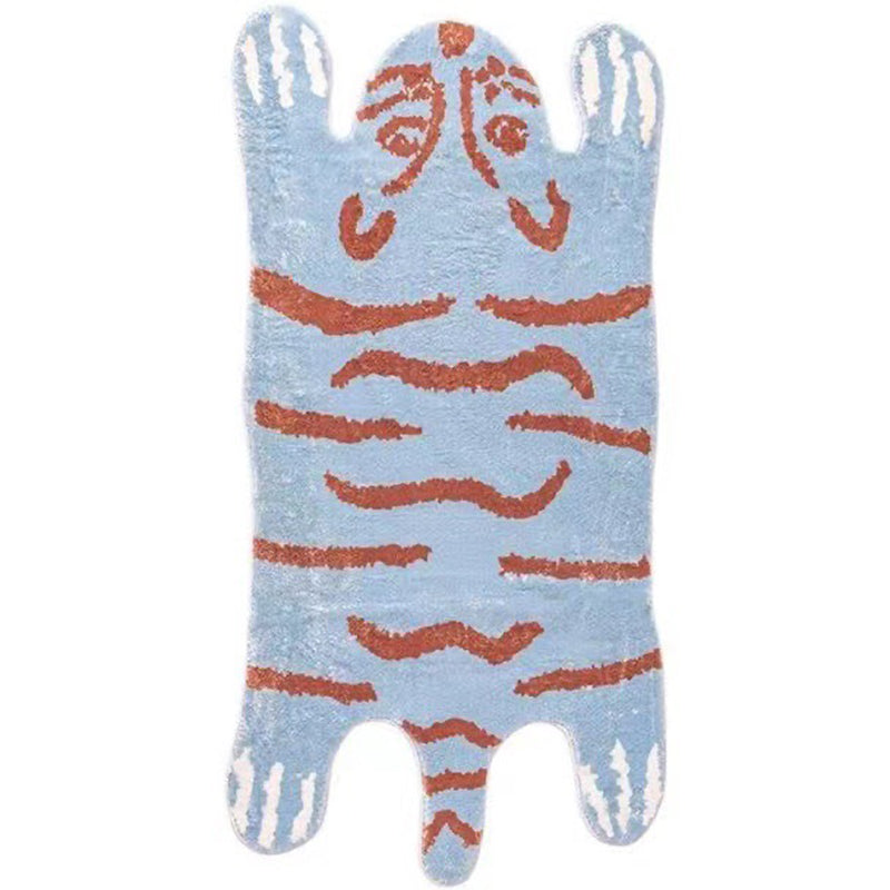 Novelty Animal Pattern Rug Polyester Indoor Rug Non-Slip Backing Carpet for Living Room