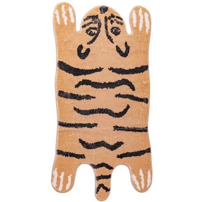 Novelty Animal Pattern Rug Polyester Indoor Rug Non-Slip Backing Carpet for Living Room