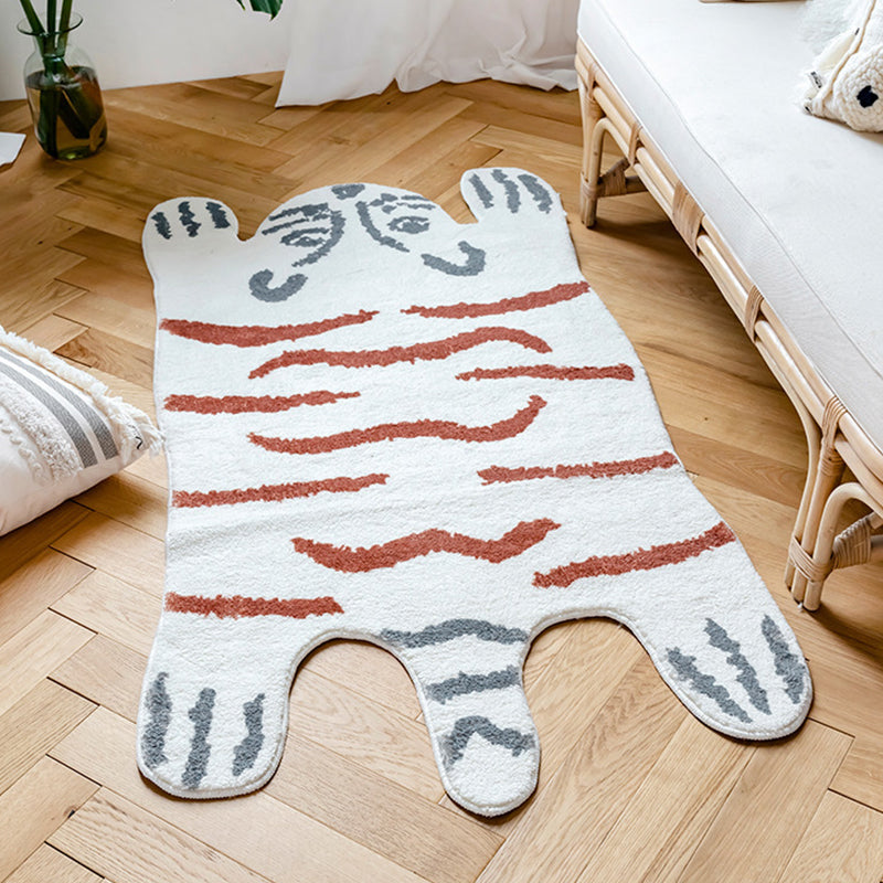 Novelty Animal Pattern Rug Polyester Indoor Rug Non-Slip Backing Carpet for Living Room