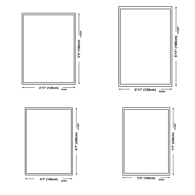 Zwart eenvoudige tapijten Polyester rechte lijn tapijt wasbaar tapijt voor woonkamer
