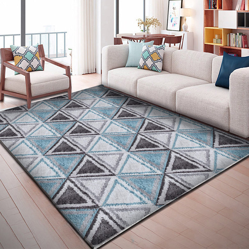 Casual rechthoek Print Rug Polyester binnen Tapijt Tapijt Non-Slip Backing Area Teken voor de woonkamer