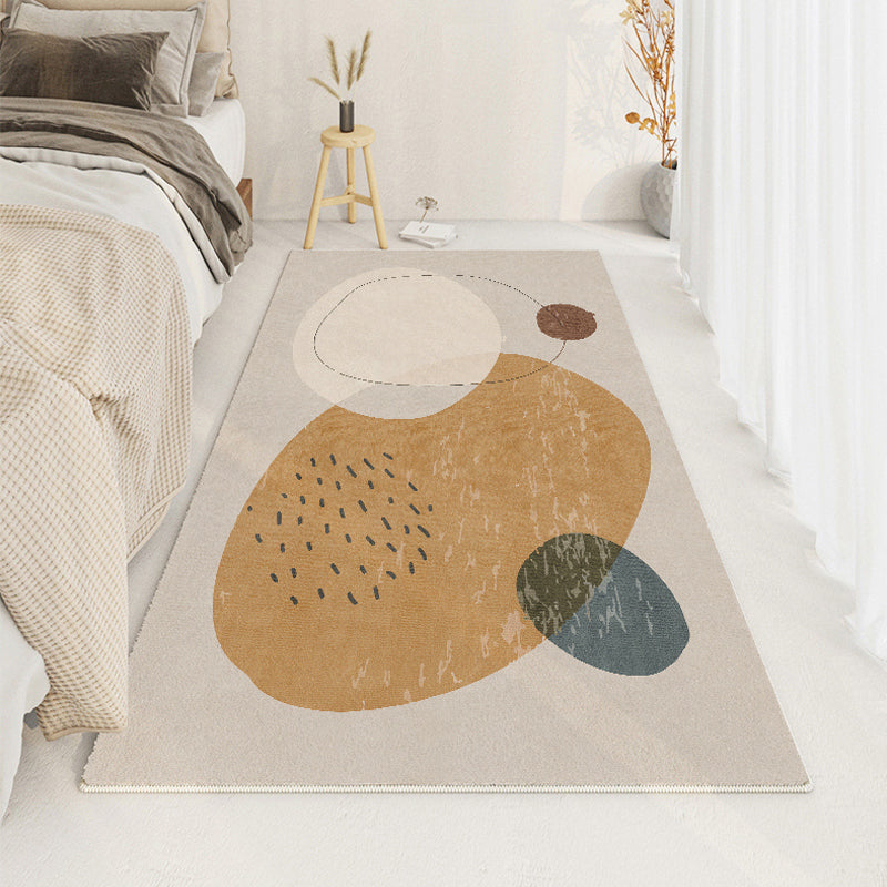 Zwart modern tapijt kneeftje kleur tapijt wasbaar tapijt voor woonkamer