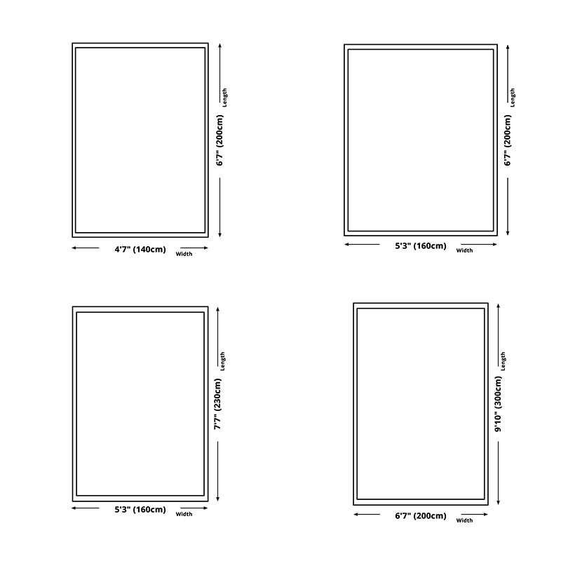 Trendy Color Block Luxury Carpet Polyester Area Rug Stain Resistant Area Carpet for Living Room