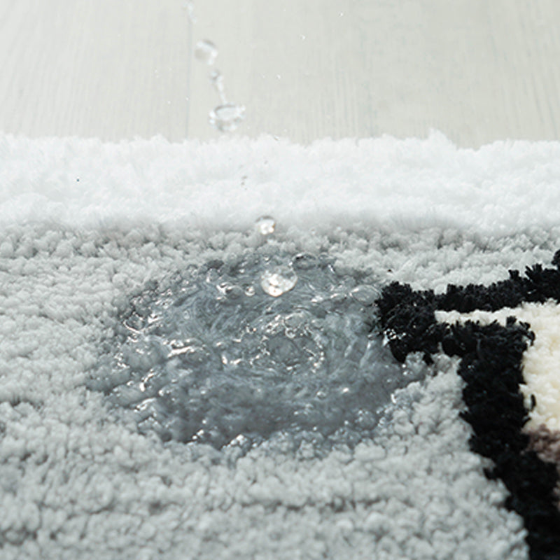 Funky Area Carpet Fancy Animals Print Carpet Polyester Stain Resistant Washable Rug for Living Room