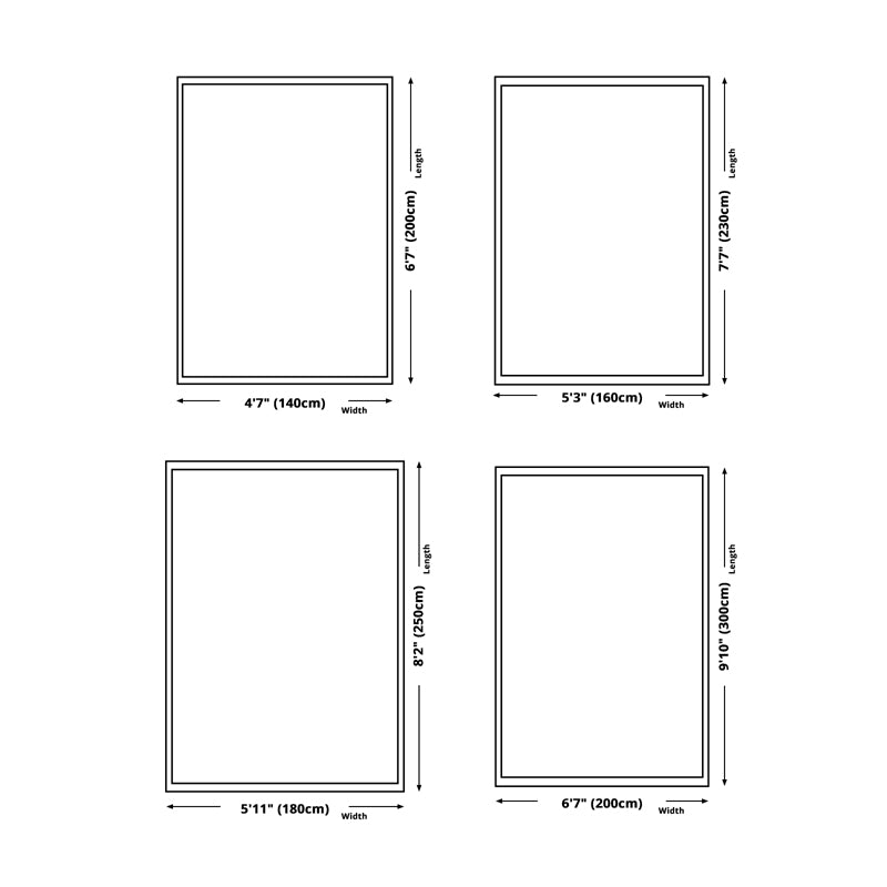 Luxury Carpet Funky Contrast Panel Area Rug Washable Polyester Stain Resistant Carpet for Home Decor