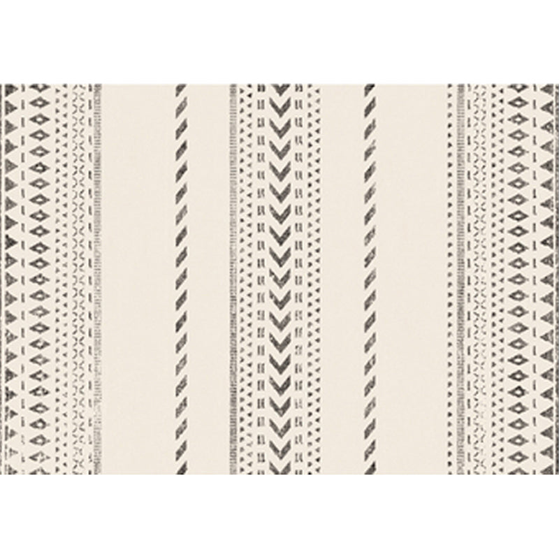 Modern Striped Pattern Carpet Polyester Area Rug Stain Resistant Indoor Rug for Home Decoration