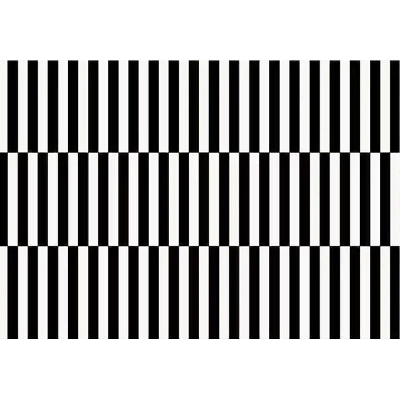 Modern Striped Pattern Carpet Polyester Area Rug Stain Resistant Indoor Rug for Home Decoration