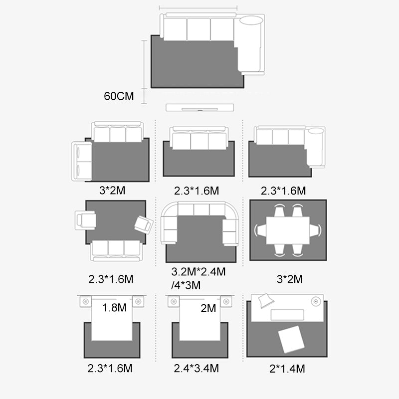 Wine Red Striped Rug Blending Simple Rug Washable Rug for Home Decoration