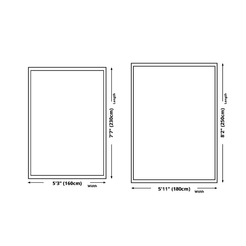 Contemporary Rug Fancy Abstract Pattern Area Carpet Polyester Stain Resistant Carpet for Living Room