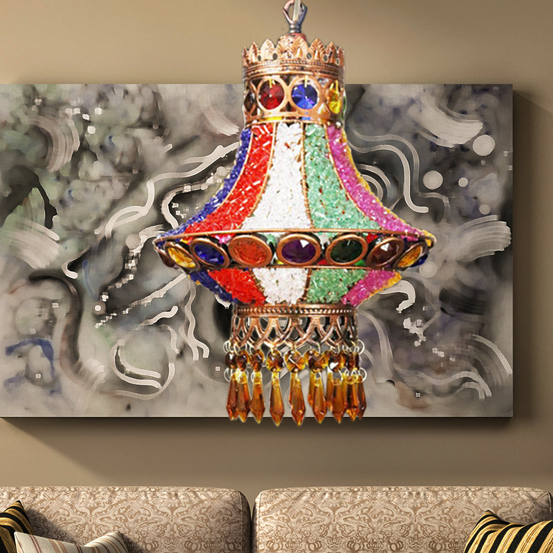 1 Luz de iluminación colgante de luz Art Deco Restaurant Light con cono/lágrima de metal en blanco/rojo