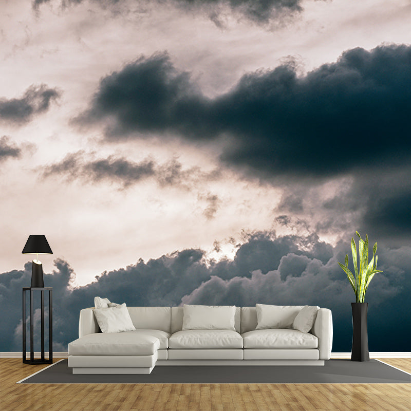 Moisture-Resistant Sky Mural Full Size Wall Covering for Home Decoration