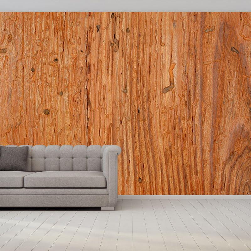 Simple Wood Mural Minimalist Wall Covering for Living Room, Size Optional