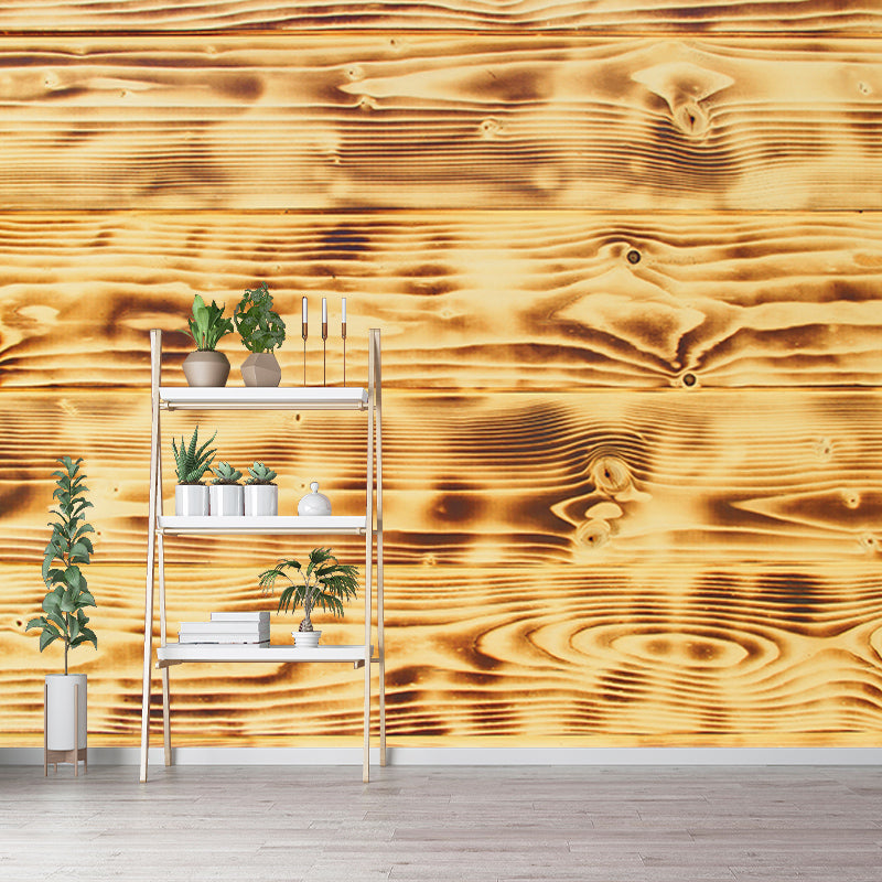 Simple Wood Mural Minimalist Wall Covering for Living Room, Size Optional
