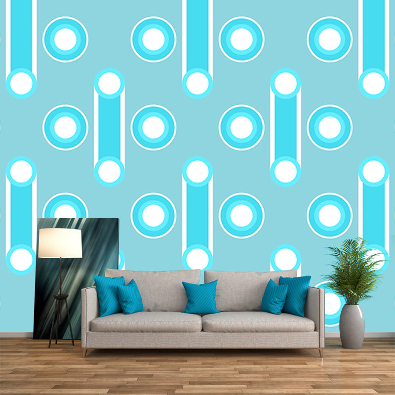 Geometry Wall MuralModern Decorative Dining Room Wall Decor, Custom Size Available