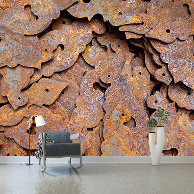 Mental Wall Mural Moisture Resistant Wall Covering for Living Room, Customised