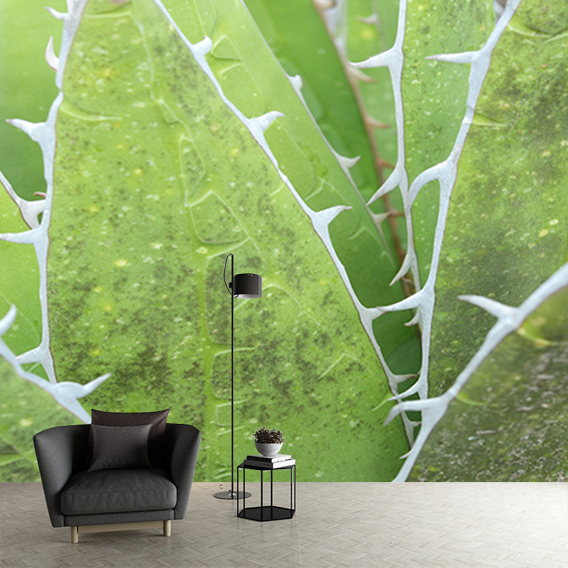 Tropical Plants Mural Wallpaper Moisture-Resistant Wall Covering for Bedroom