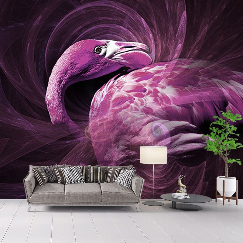 Flamingo Tropica Home Decor Modern Sitting Room Bedroom Wall Decoration Wallpaper