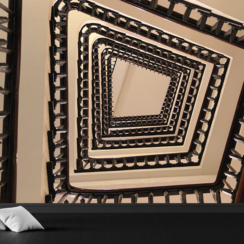 Space Extension Modern Style Mural Wallpaper Moisture-Resistant Wall Covering for Bedroom