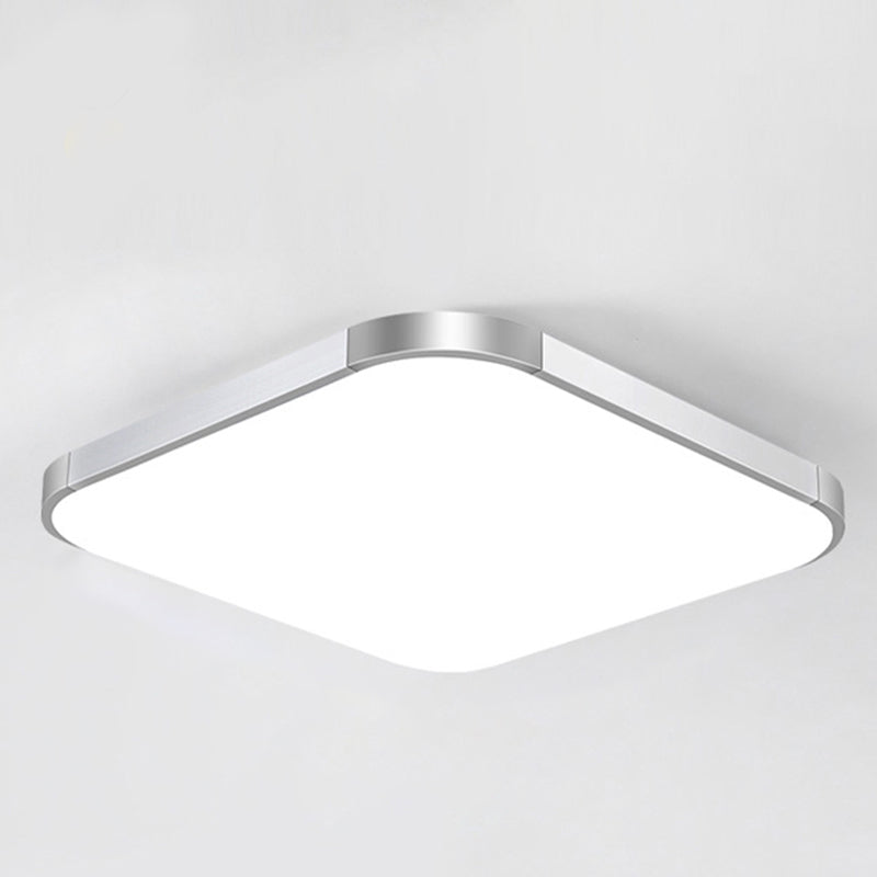 Plafonnier LED en forme de géométrie, moderne, en aluminium, 1 lumière, montage encastré, pour chambre à coucher, étude