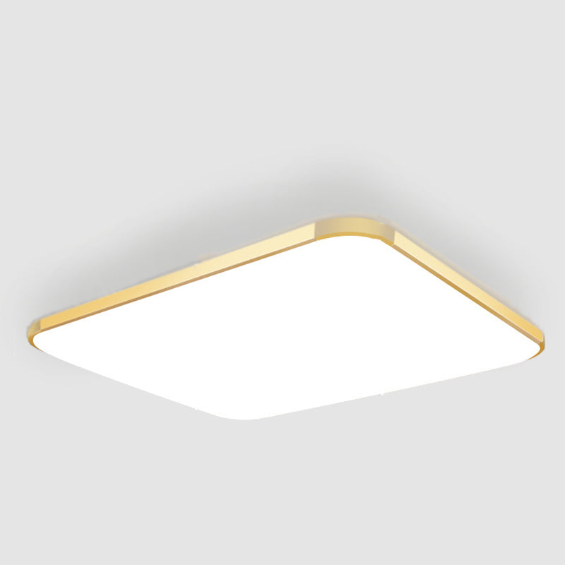 Plafonnier LED en forme de géométrie, moderne, en aluminium, 1 lumière, montage encastré, pour chambre à coucher, étude