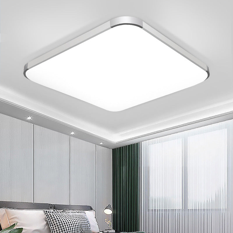 Plafonnier LED en forme de géométrie, moderne, en aluminium, 1 lumière, montage encastré, pour chambre à coucher, étude