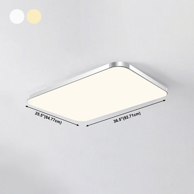 Plafonnier LED en forme de géométrie, moderne, en aluminium, 1 lumière, montage encastré, pour chambre à coucher, étude