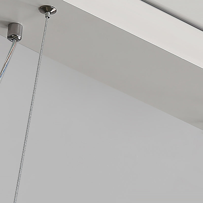 1 Light Oval Island Lights Contemporary Metal Island Lighting Ideas for Kitchen