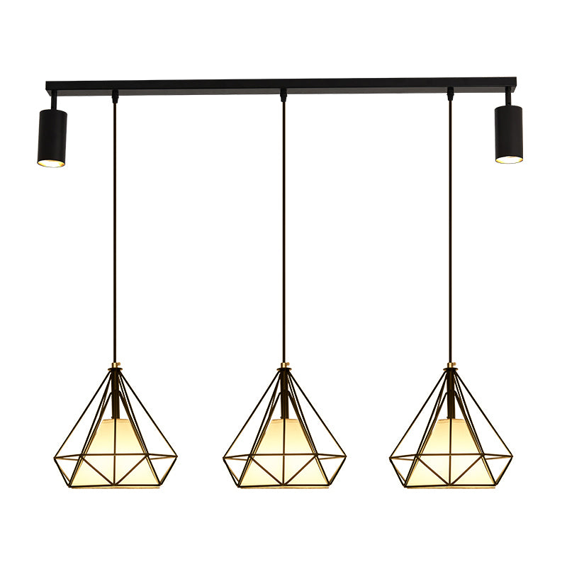 Diamond Island Lights Contemporary Metal Island Lighting Fixture for Kitchen