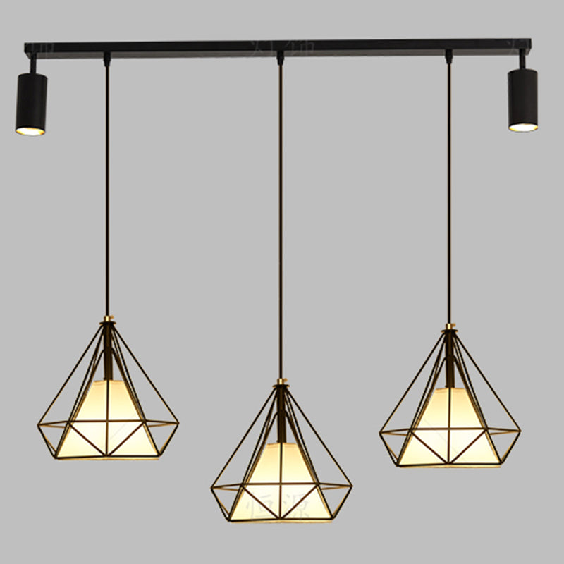 Diamond Island Lights Contemporary Metal Island Lighting Fixture for Kitchen