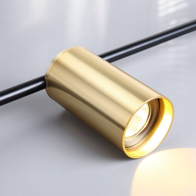 Contemporary Cylinder Island Lights Metal Island Pendant Fixture for Kitchen