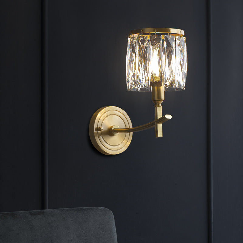 Lámpara de pared de luz múltiple de luz de pared de muro de cilindro de estilo moderno