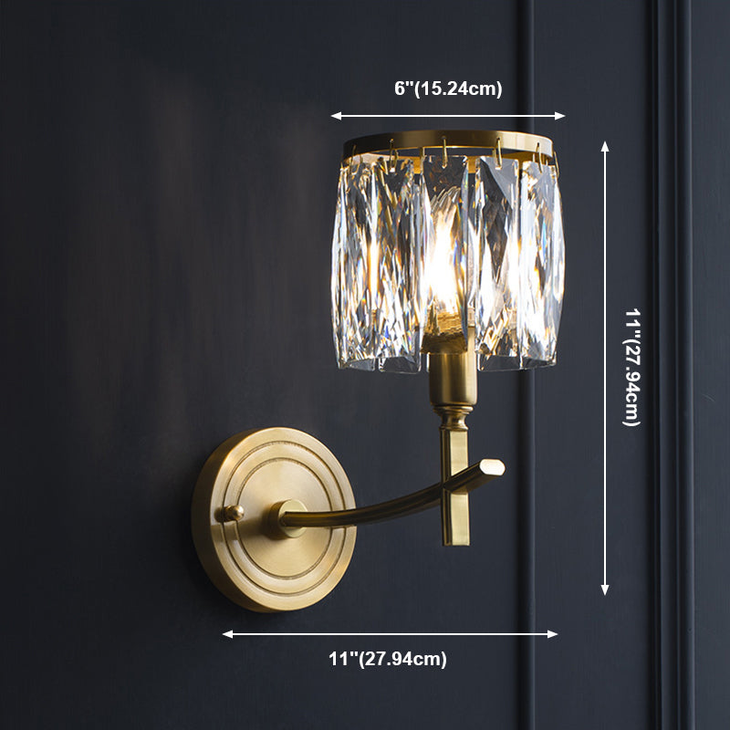 Lámpara de pared de luz múltiple de luz de pared de muro de cilindro de estilo moderno