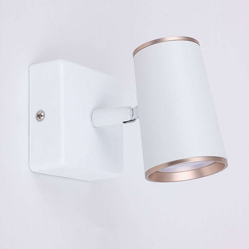 Contemporary Style Cylinder Wall Mounted Light Metal 1 Light Wall Mounted Lamp
