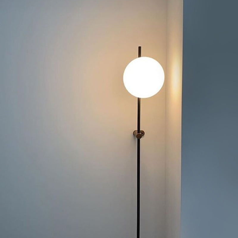 Eigentijdse stijl kogelwand gemonteerd licht glas 1 licht wandlamp barmonus