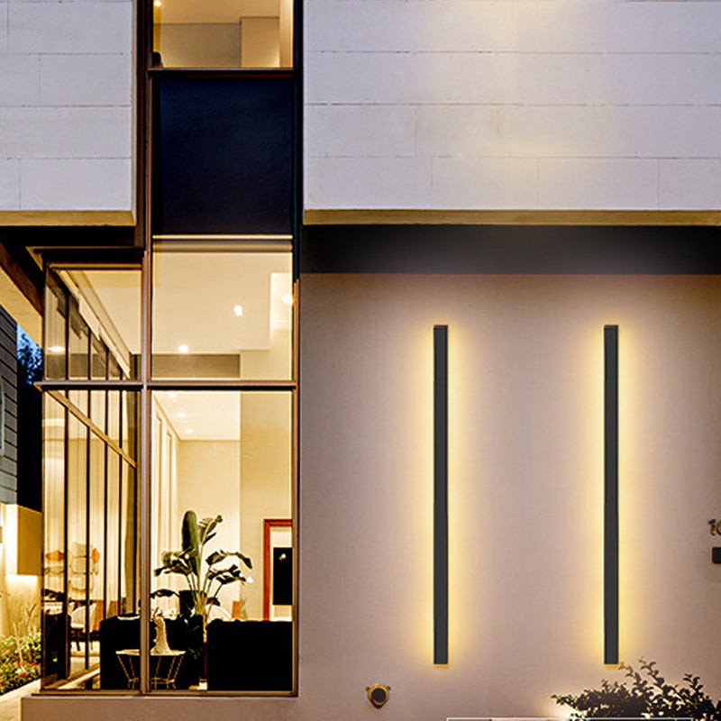 Moderner linearer Wandmontage -Metall -Metall -1 -leichter Wandmontagelampe