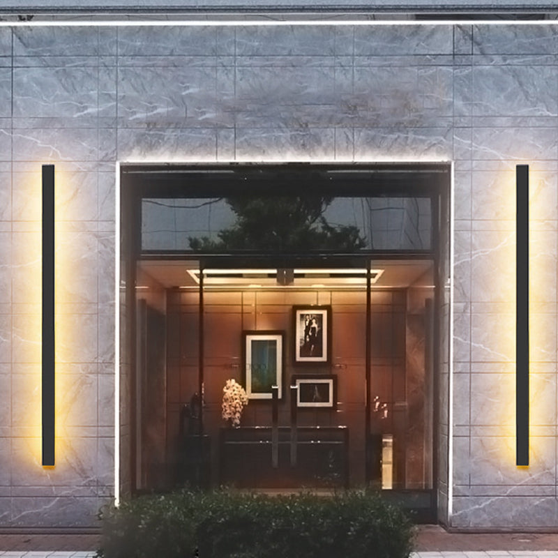 Moderner linearer Wandmontage -Metall -Metall -1 -leichter Wandmontagelampe