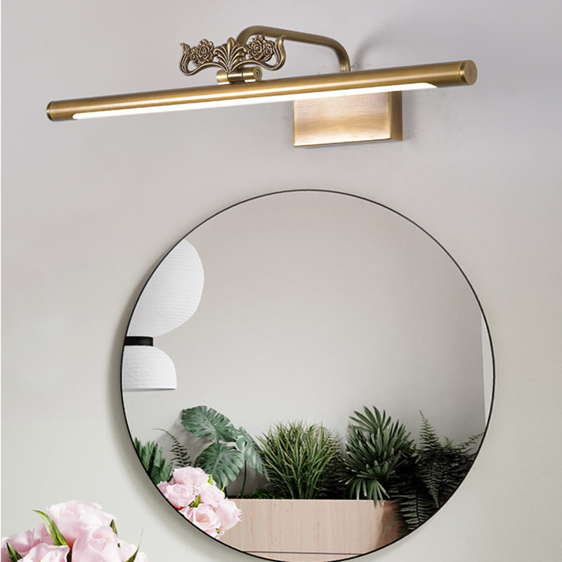 Modern Style Geometric LED Wall Lamps Metal 1-Light Mirror Wall Lighting Ideas