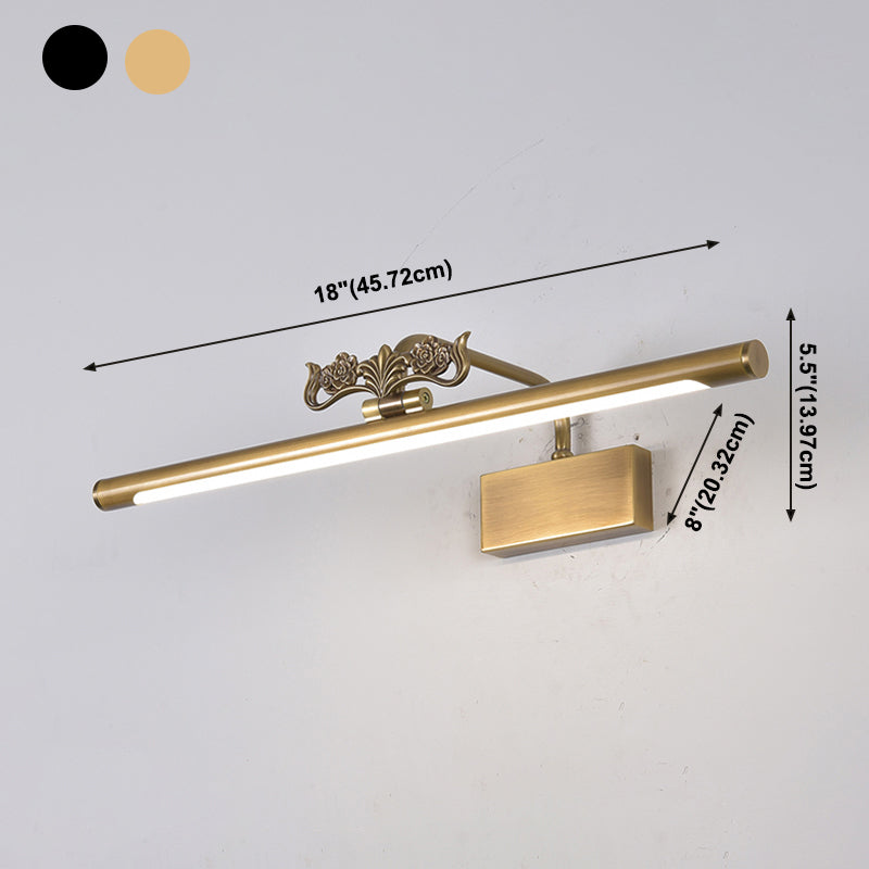 Modern Style Geometric LED Wall Lamps Metal 1-Light Mirror Wall Lighting Ideas