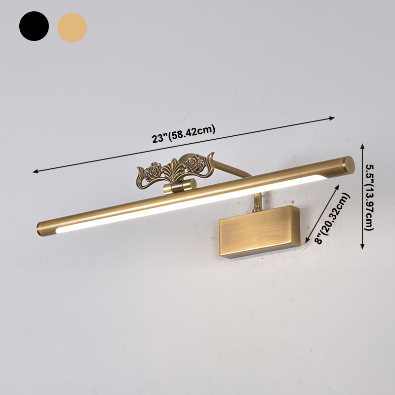Modern Style Geometric LED Wall Lamps Metal 1-Light Mirror Wall Lighting Ideas