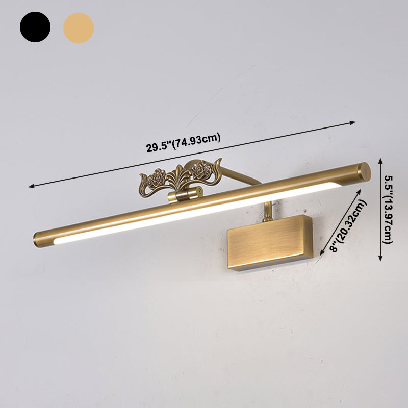 Modern Style Geometric LED Wall Lamps Metal 1-Light Mirror Wall Lighting Ideas
