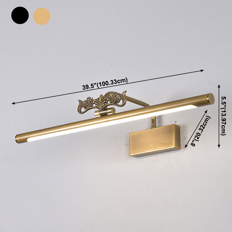 Modern Style Geometric LED Wall Lamps Metal 1-Light Mirror Wall Lighting Ideas