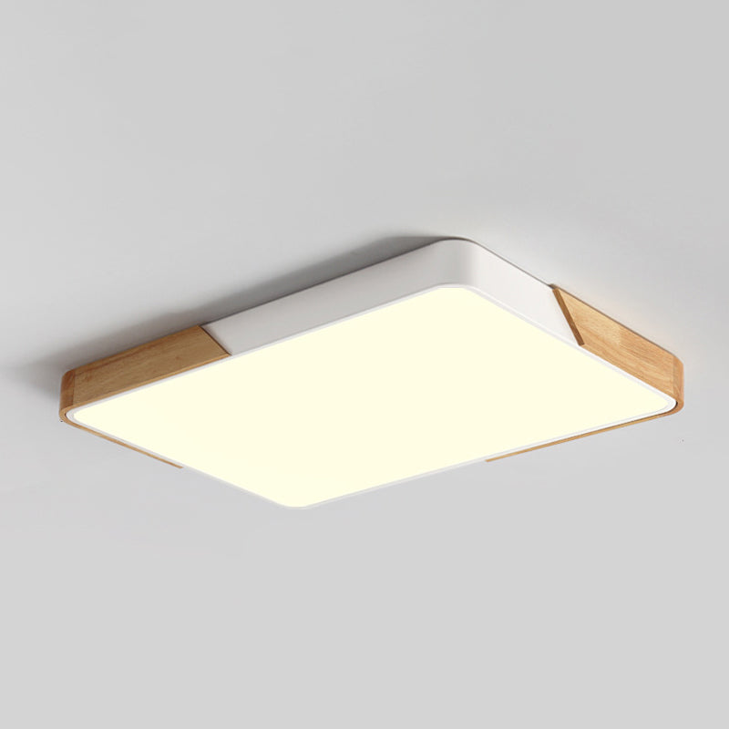 Deckenleuchte in geometrischer Form, modernes Makronen-Eisen, 1-flammig, Unterputzmontage für Schlafzimmer, Arbeitszimmer