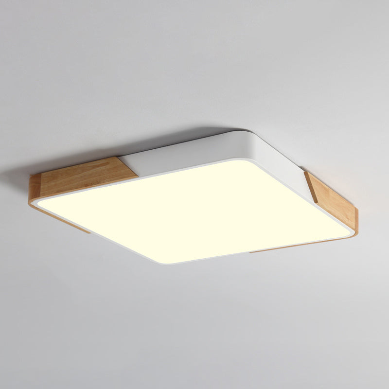 Deckenleuchte in geometrischer Form, modernes Makronen-Eisen, 1-flammig, Unterputzmontage für Schlafzimmer, Arbeitszimmer