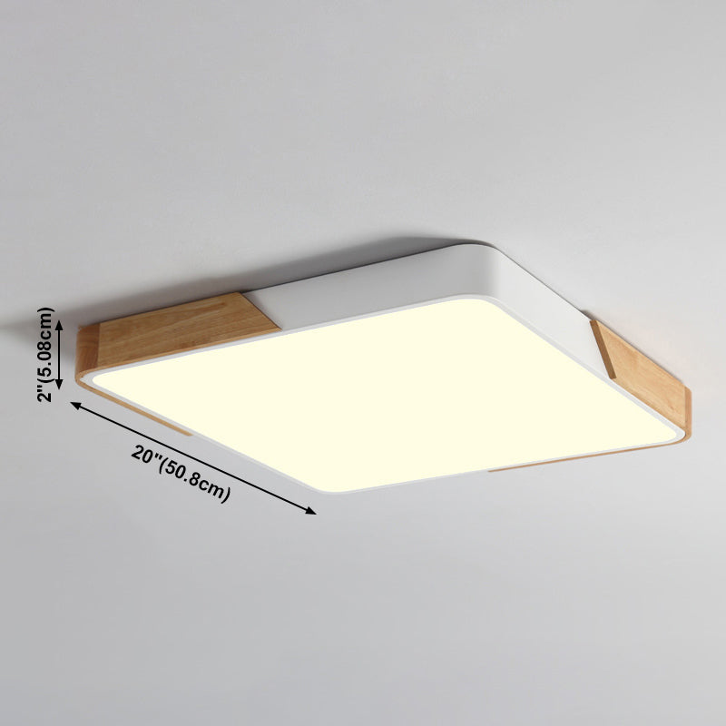 Deckenleuchte in geometrischer Form, modernes Makronen-Eisen, 1-flammig, Unterputzmontage für Schlafzimmer, Arbeitszimmer