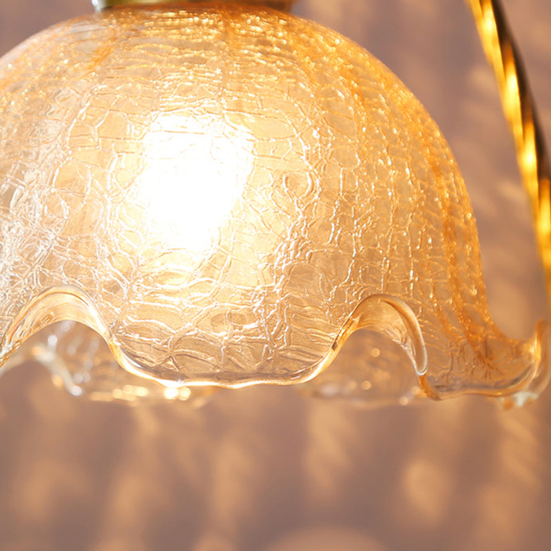 Lampade da tavolo da notte a forma di fiore 1 moderno lampada leggera in oro