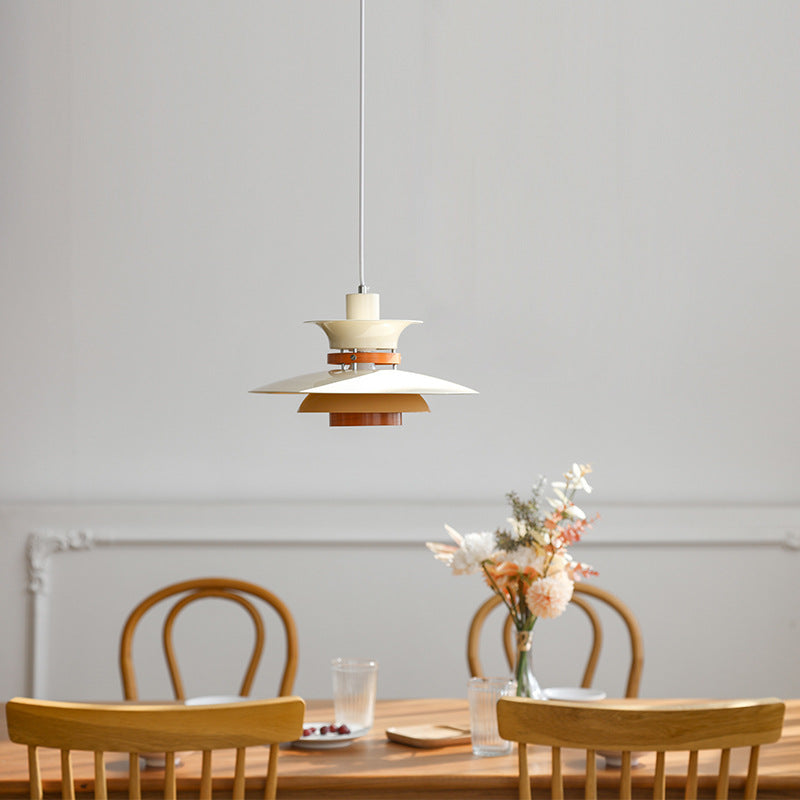 Modern Style Unique Shade Hanging Light Metal 1 Light Pendant Lamp for Home Stay