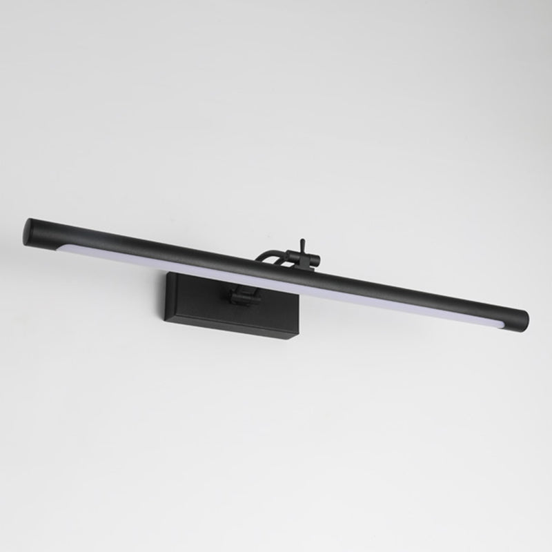 Luce da parete in metallo in metallo a parete moderna specchio da parete a 1 luci a parete lampada in nero