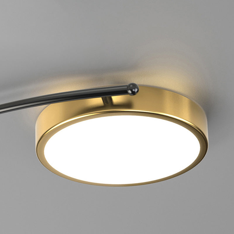 Nordic Modern Style Semi Flush Mount Ceiling Fixture Globe Glass Ceiling Light Fixtures