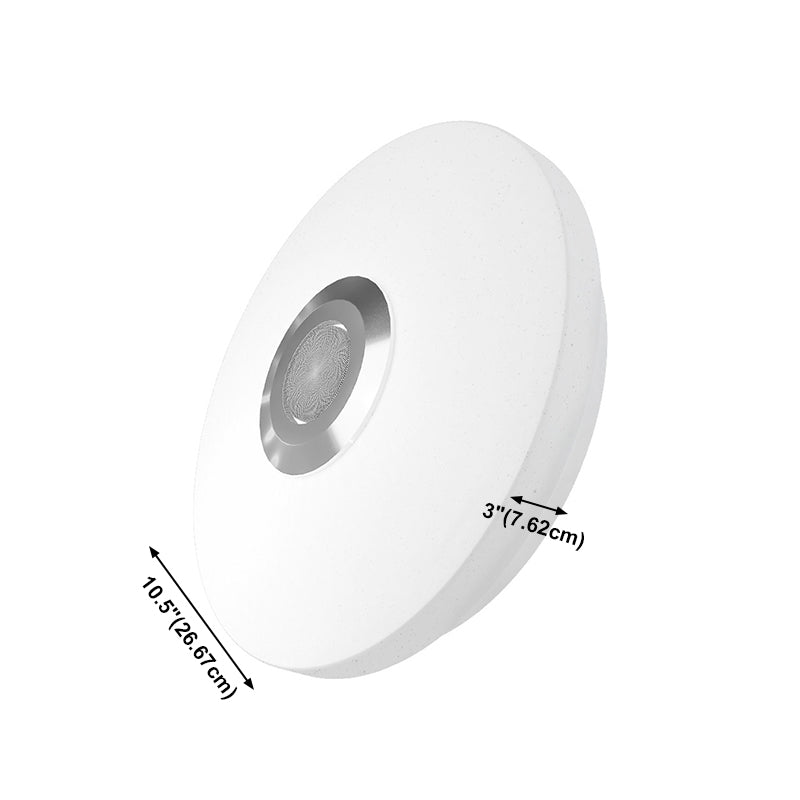 Rotonda Forma Intelligente Soffitto Lampada Moderna Acrilica 1 Luce Scarica per Living Room